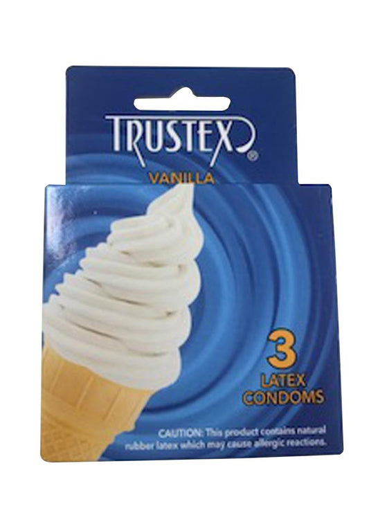 Trustex Vanilla Lubricated Flavored Condoms