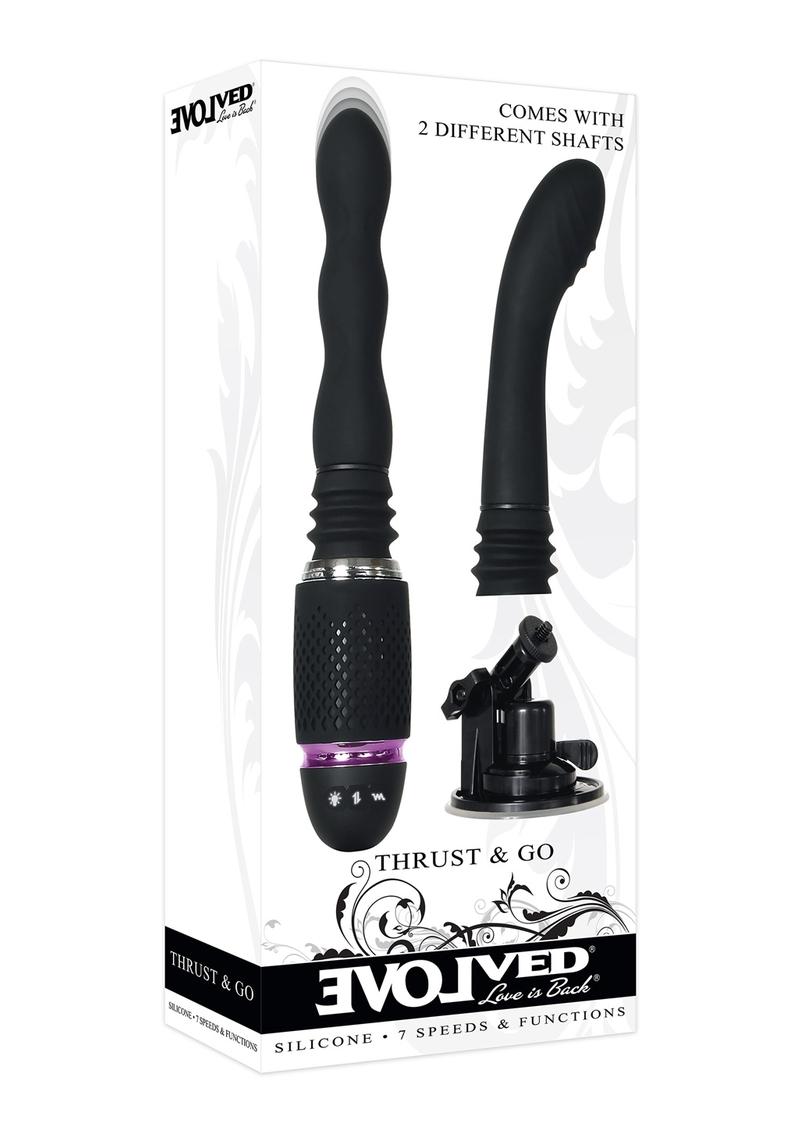 Thrust and Go Silicone Rechargeable Vibrator