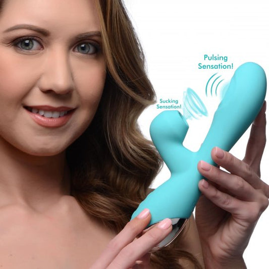 10X Suction and Pulsating Rabbit Silicone Vibrator